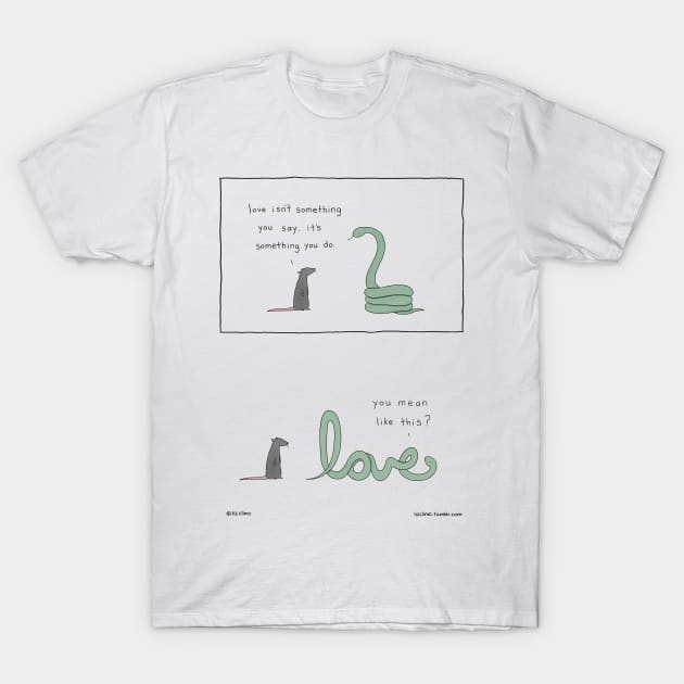 Love Is T-Shirt by Liz Climo